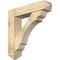 Ekena Millwork Olympic Arts and Crafts Rough Sawn Bracket w/ Offset Brace, Douglas Fir, 8"W x 36"D x 36"H BKT0806X36X36OLY03RDF - alternate 1